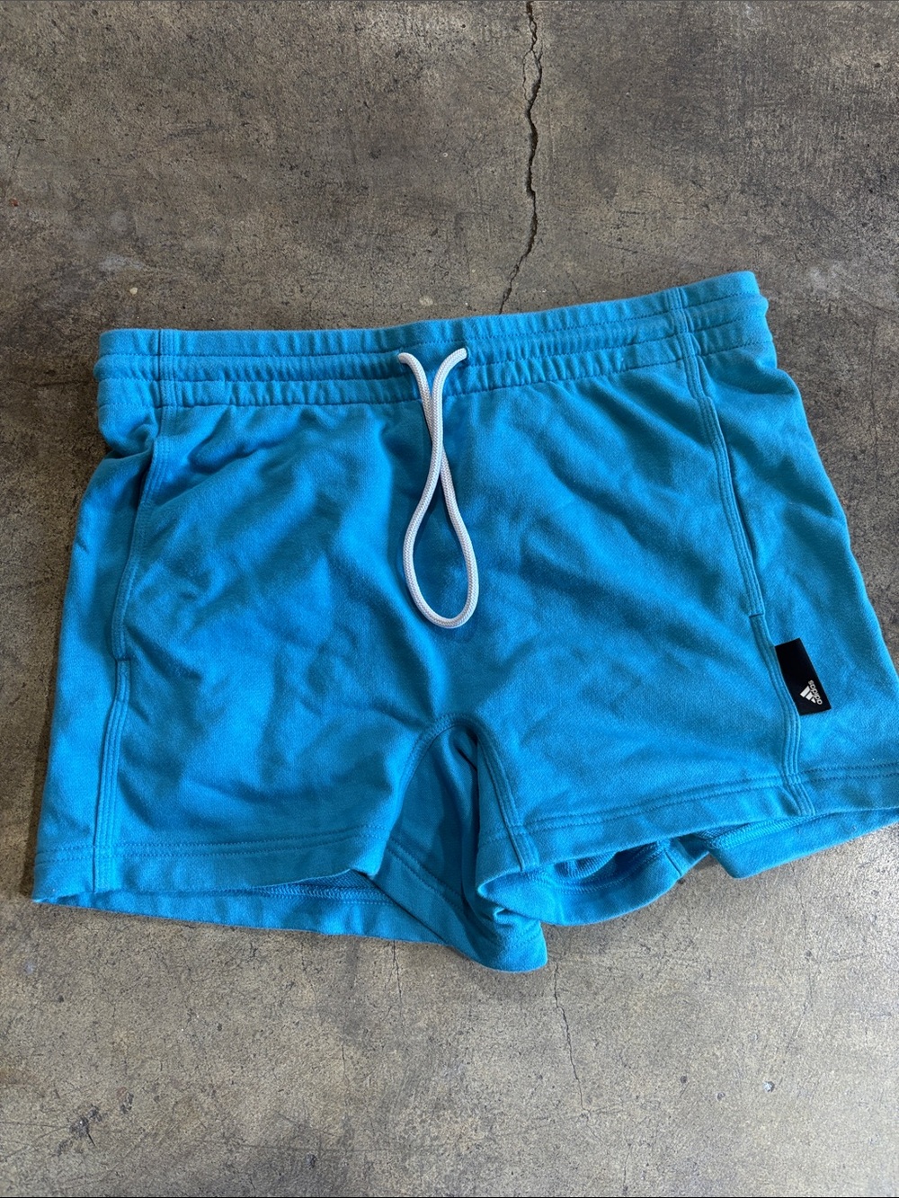 adidas Bright Turquoise Women's Athletic Shorts